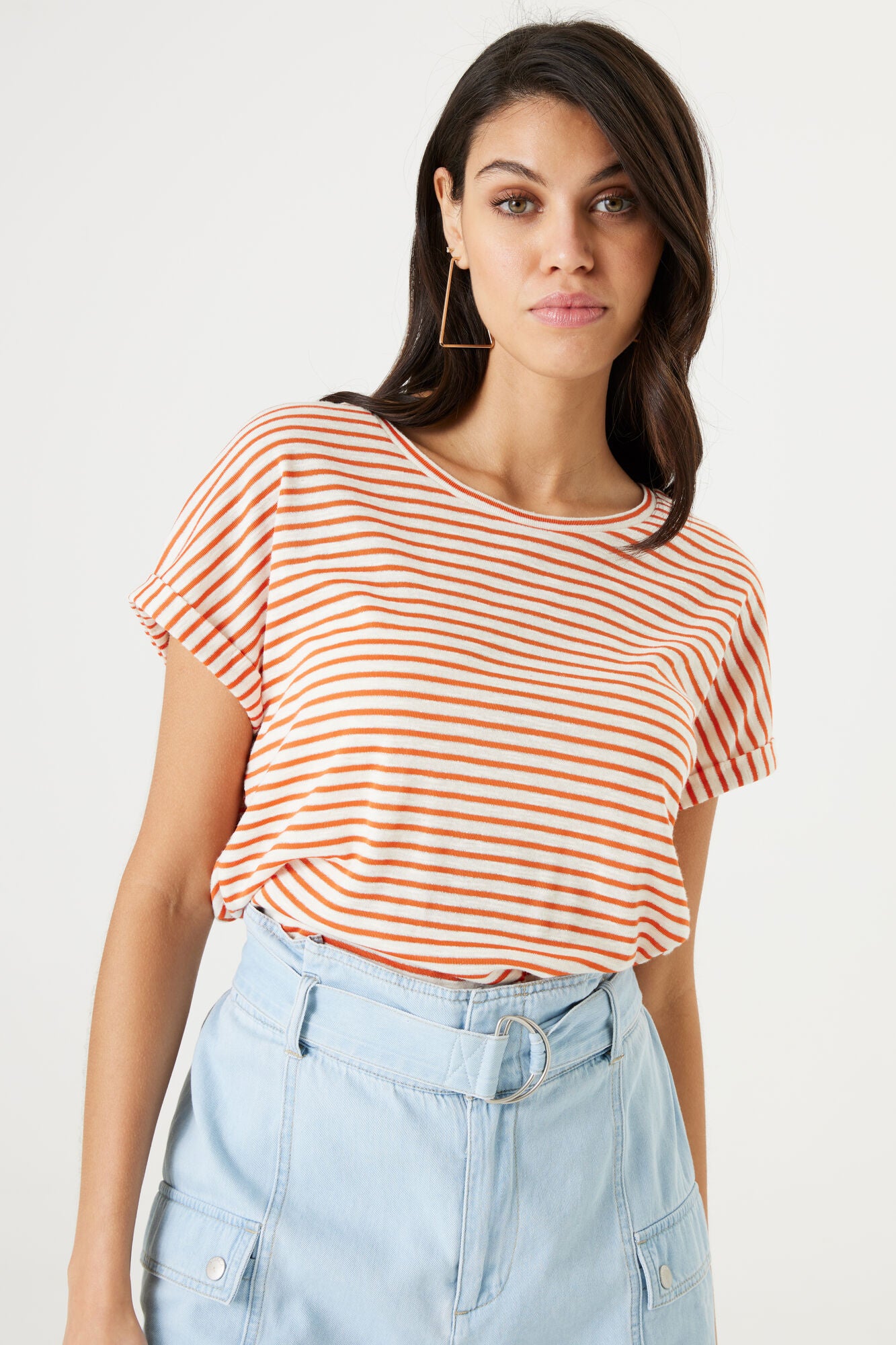 Ladies Striped T-Shirt