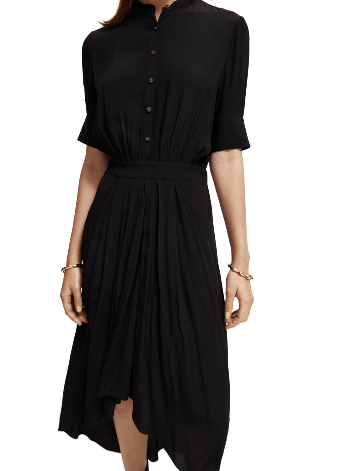 High-Low Midi Dress