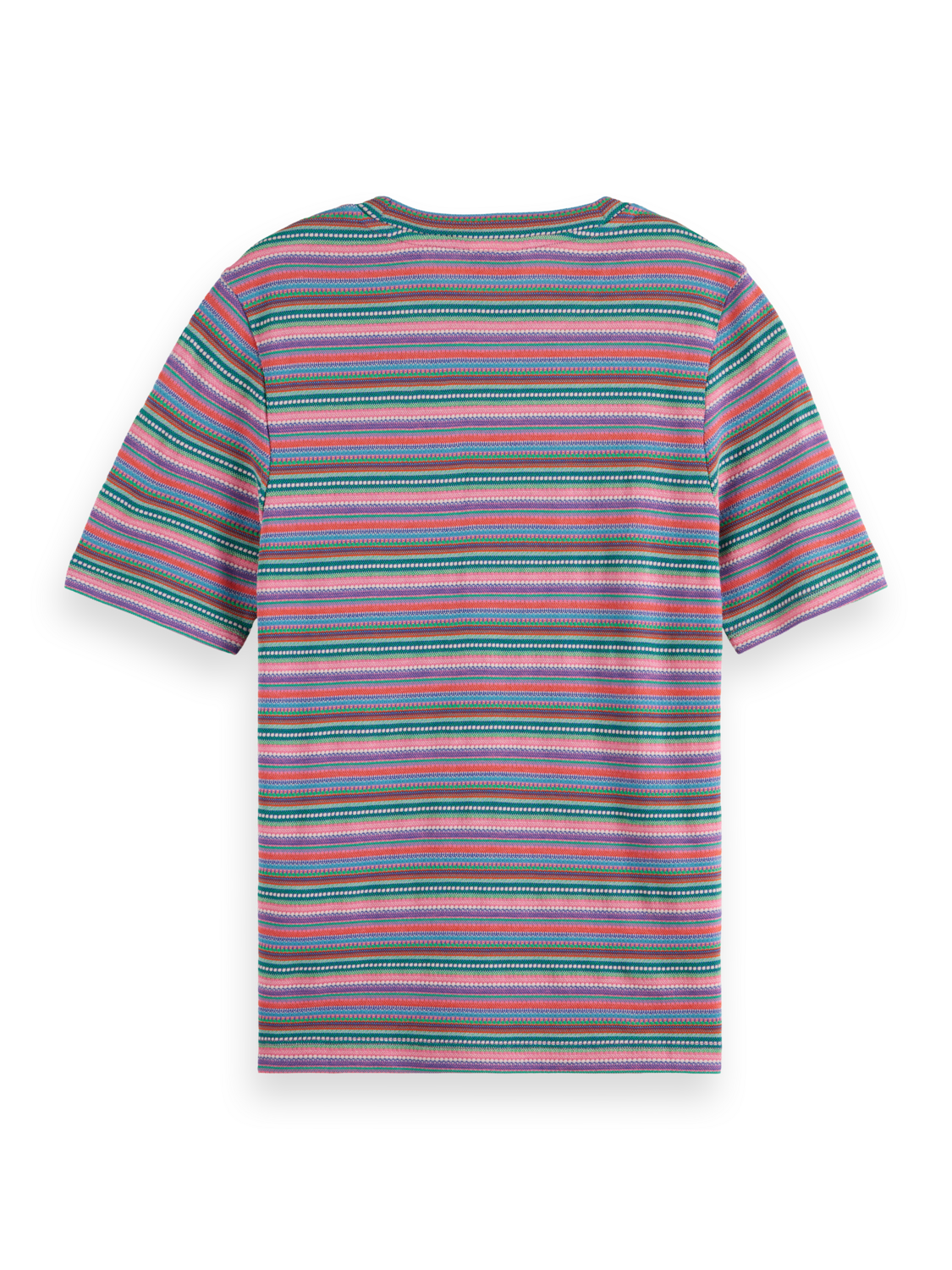 Textured Stripe Slim Fit T-Shirt