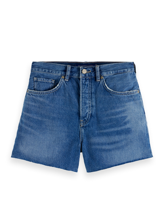 The Ray 5 Pocket Low Rise Denim Short in Windcatcher