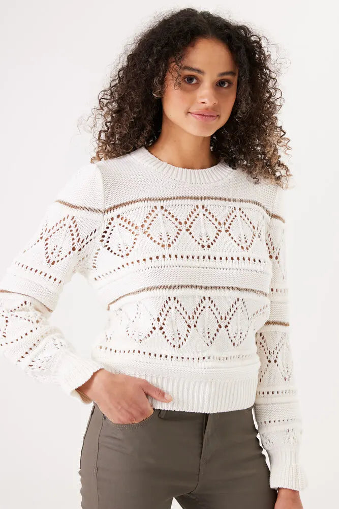 Ajour Knitted Jumper