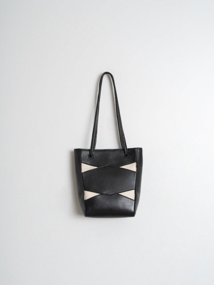 Leather Bag with Cut Outs