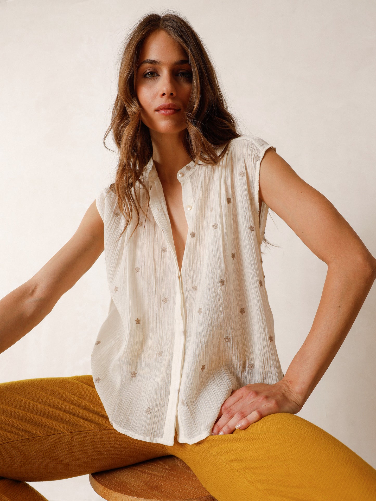 Crepe Gauze Shirt