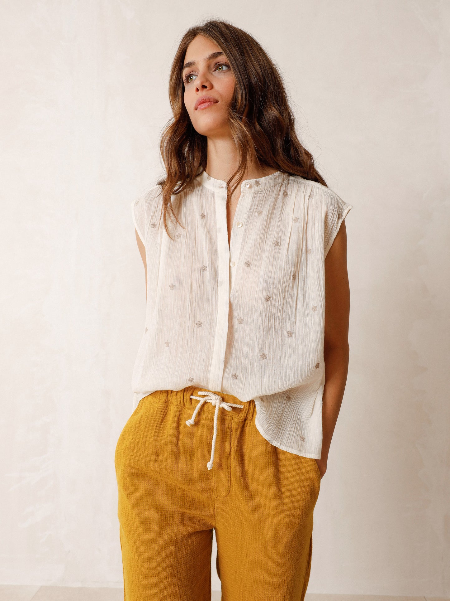 Crepe Gauze Shirt