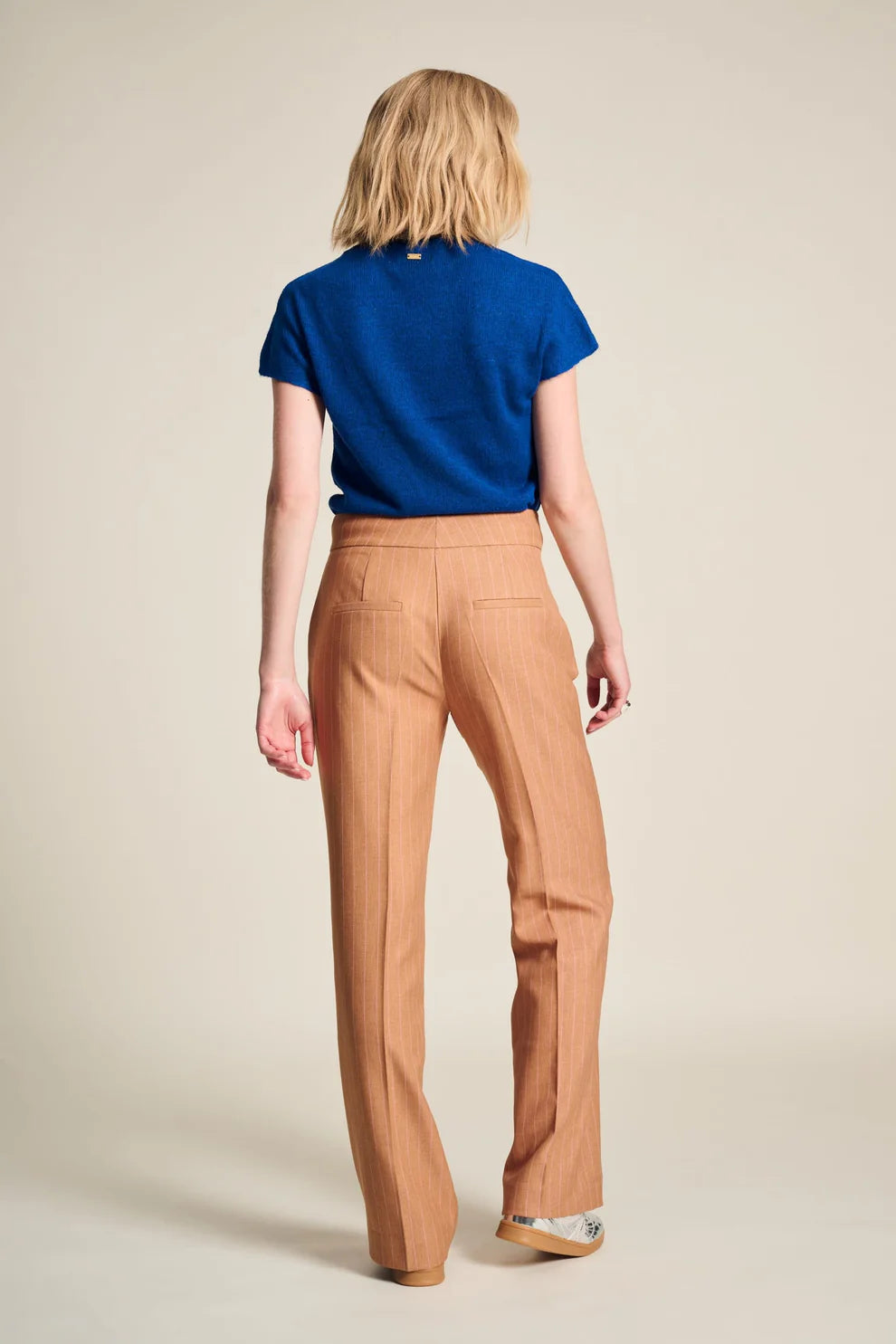 Striped Sugar Brown Pants