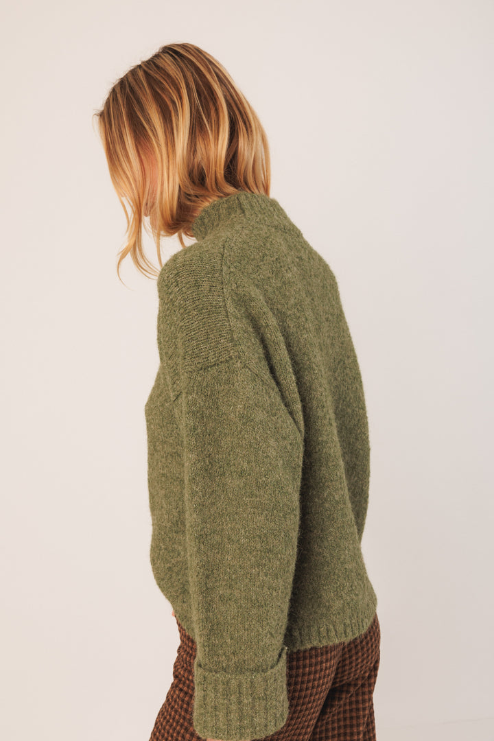 Funnel Neck Knit