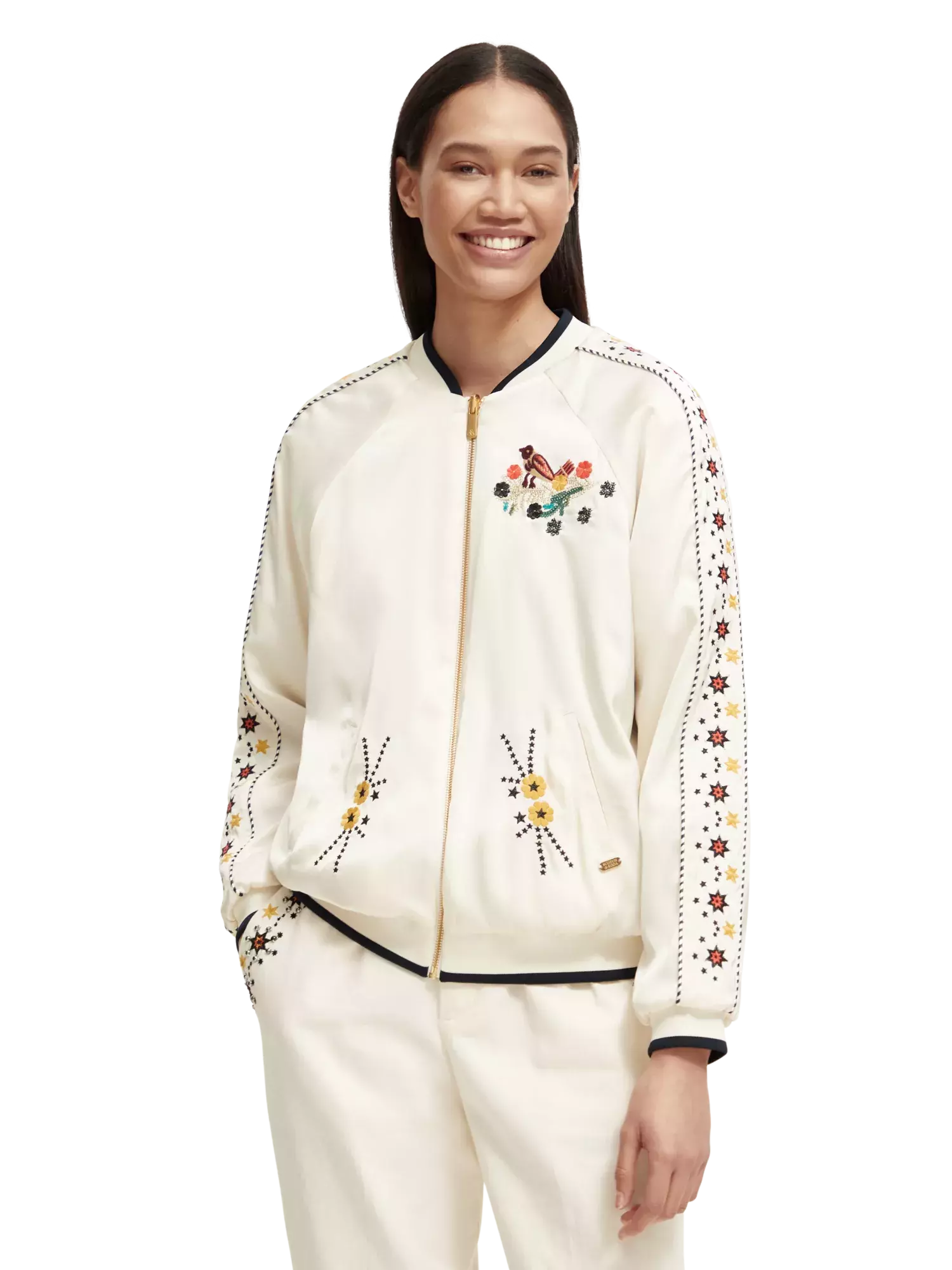 Indian Embroidered Silk Jacket – Craft N Fashion