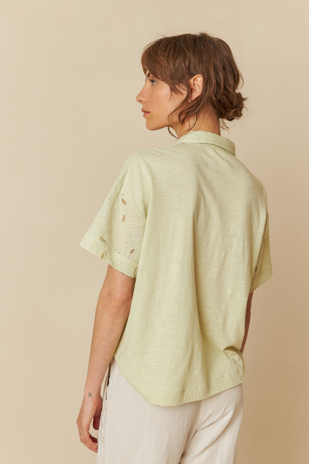 Combined Embroidery Shirt