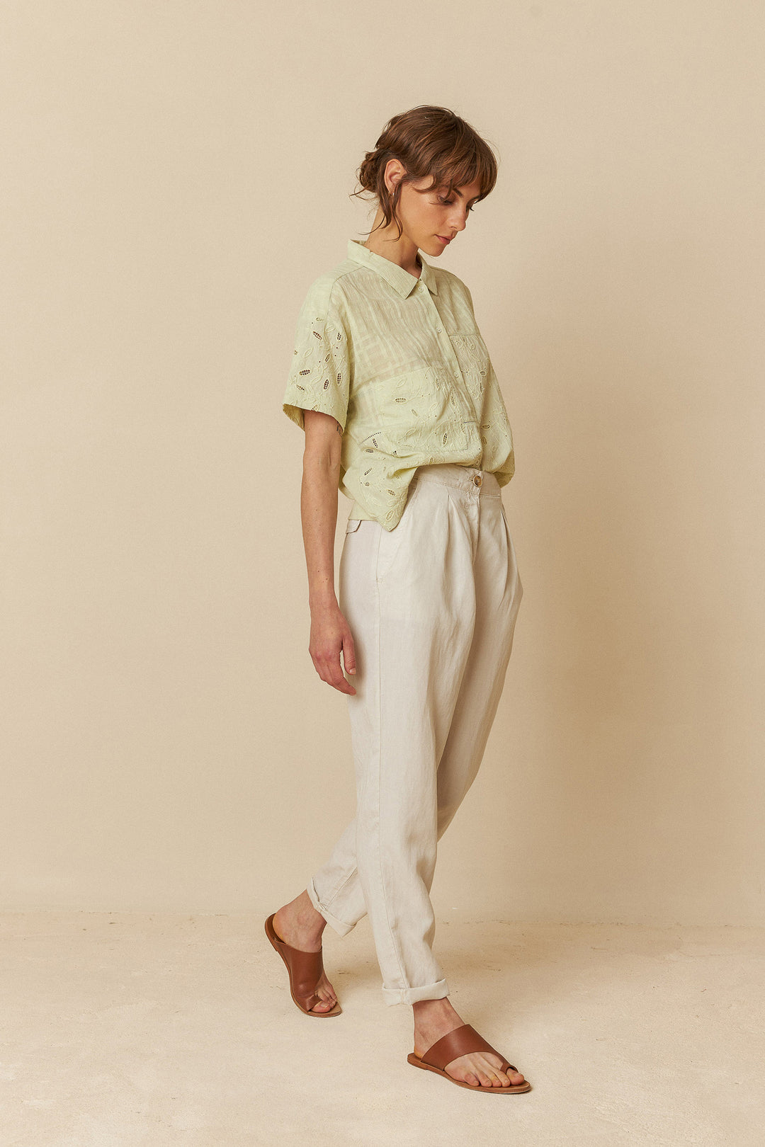 Combined Embroidery Shirt