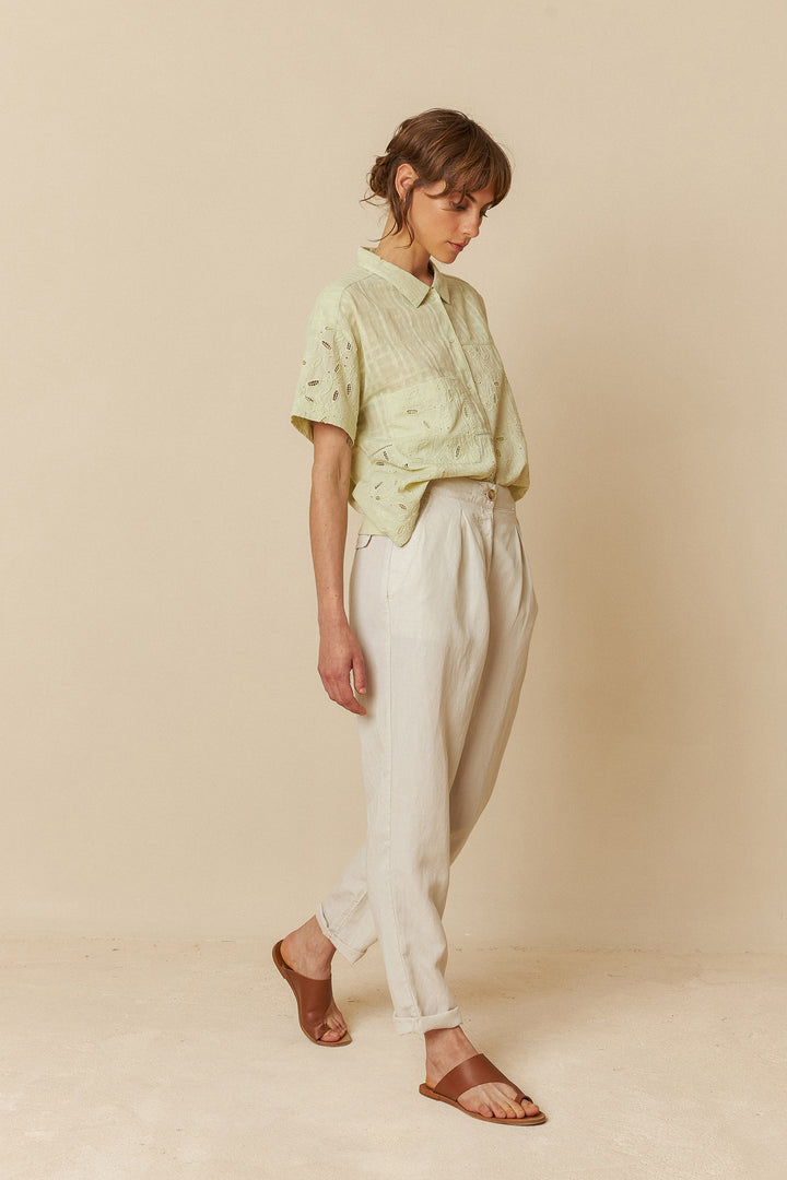 Combined Embroidery Shirt