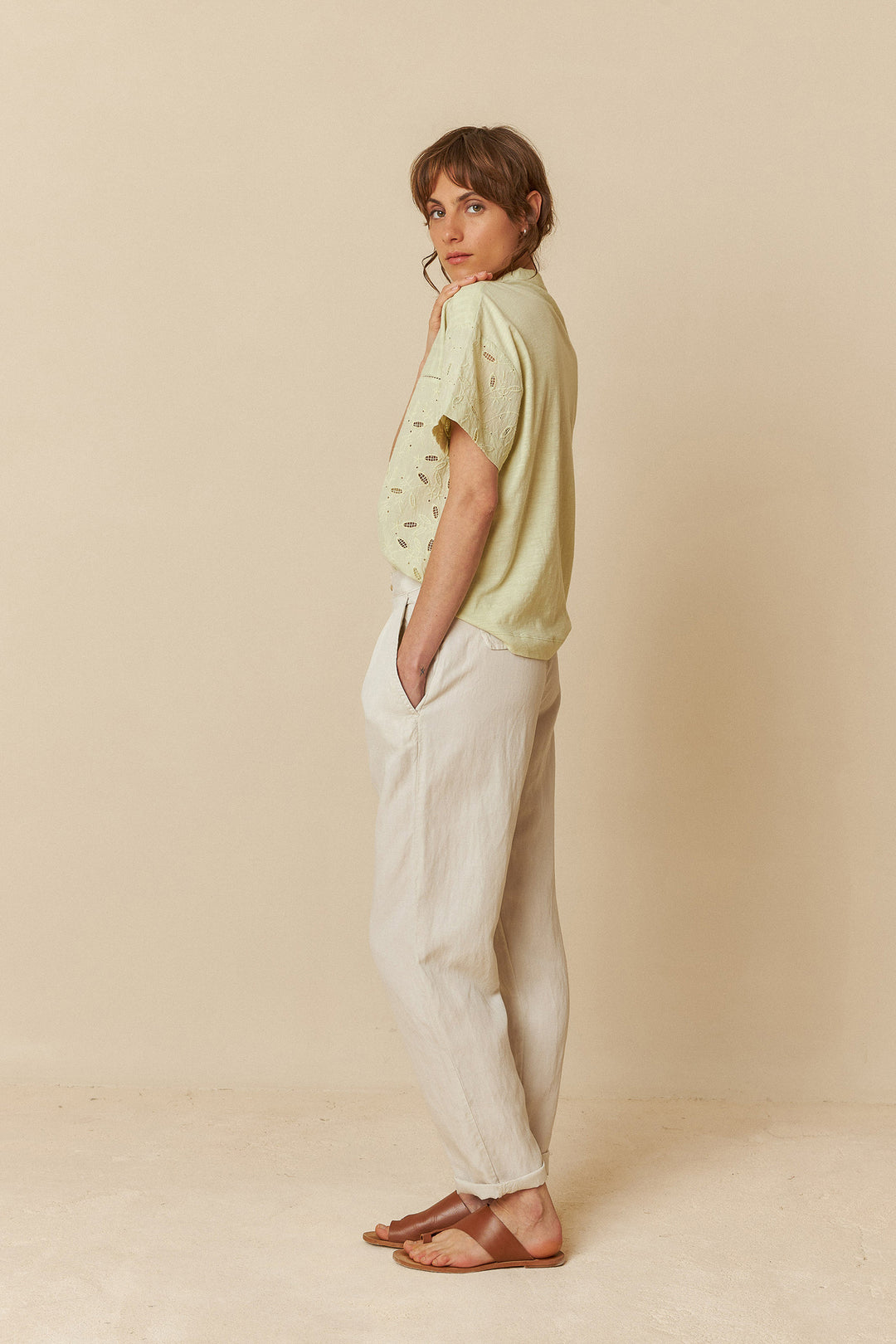 Combined Embroidery Shirt