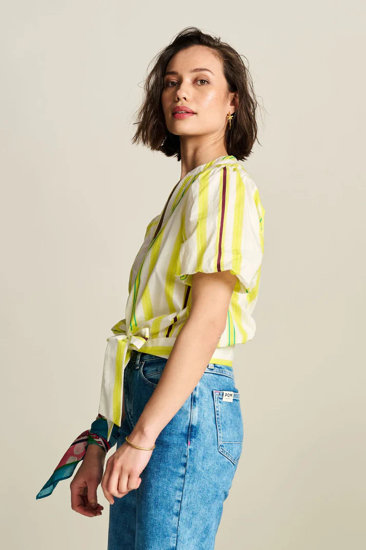 Striped Lemon Blouse