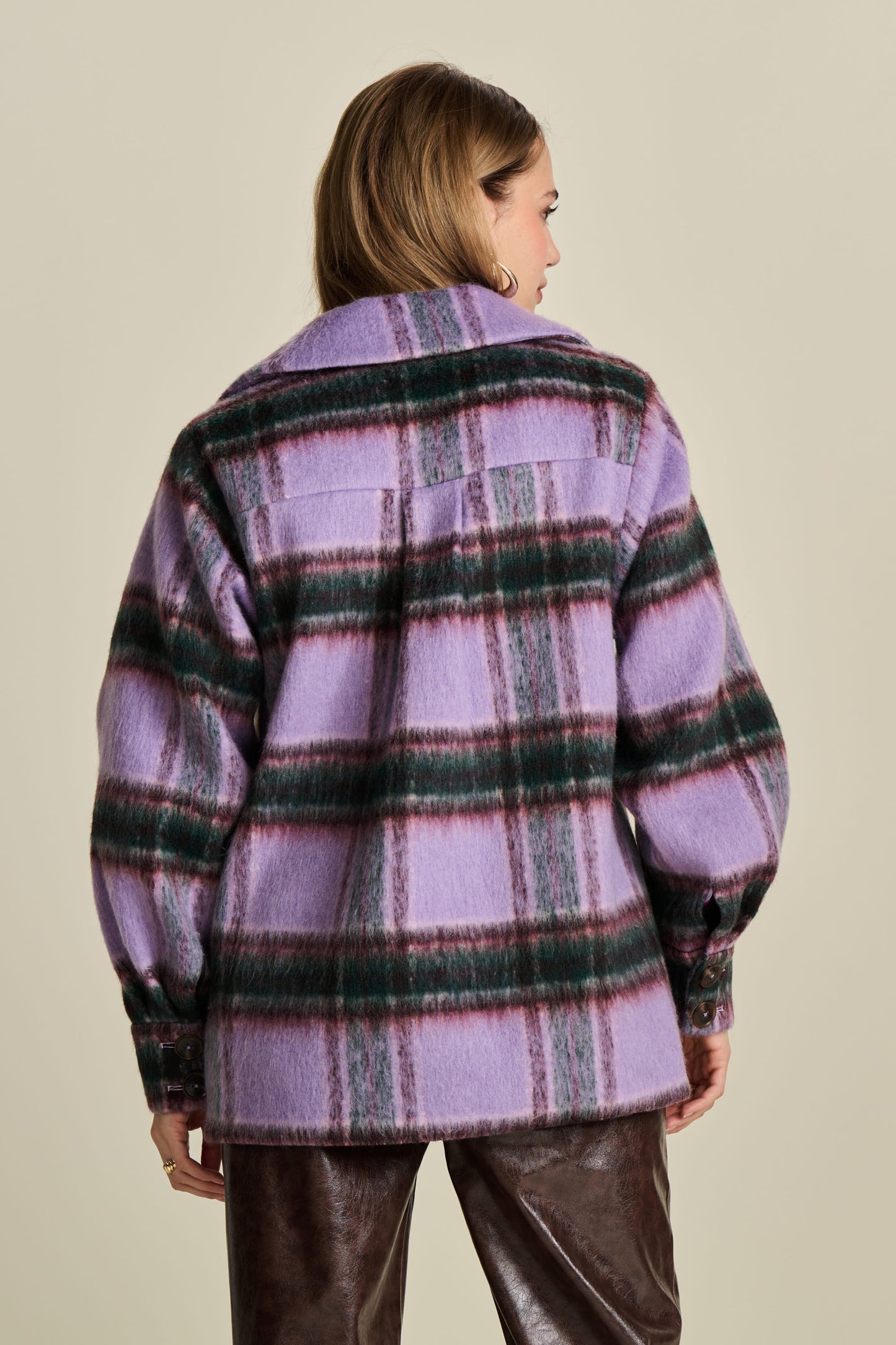 Checks Lavender Coat