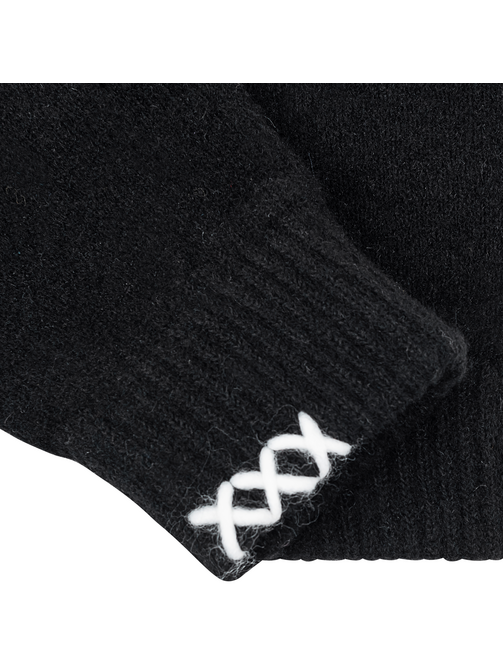 S&S Fingerless Glove Black