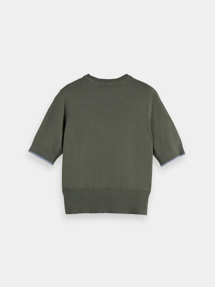 Crew Neck Short Sleeve Pullover