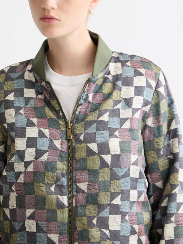 Reversible Quilted Bomber