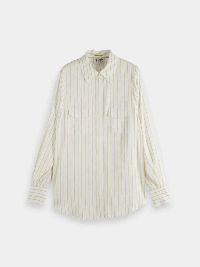 Striped Shirt with Pockets