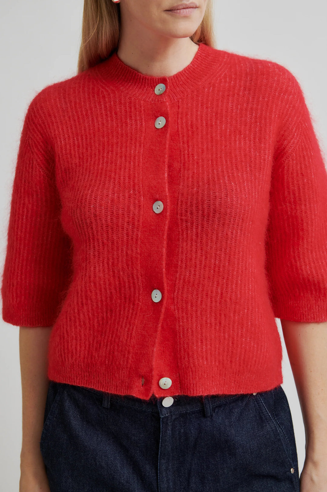Andrea Knit Rib Cardigan