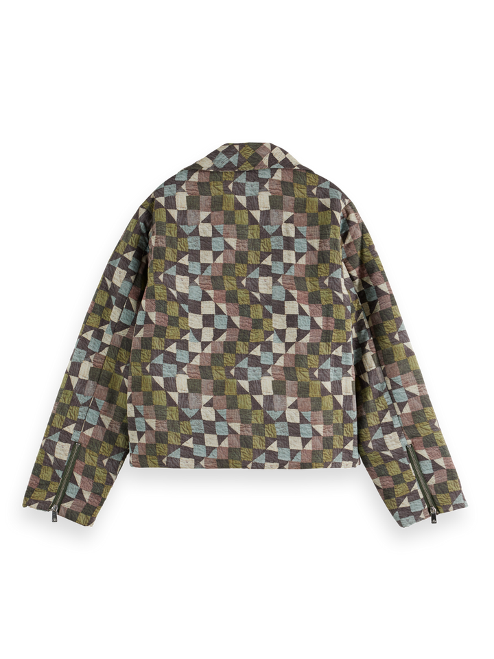 Quilted Biker Jacket