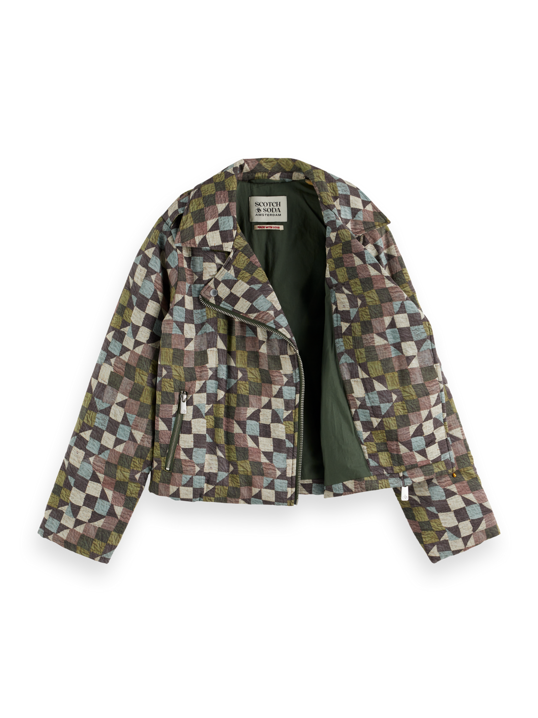 Quilted Biker Jacket