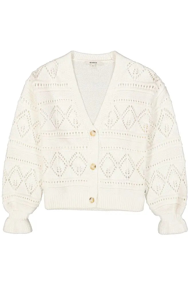 Ajour Knitted Cardigan
