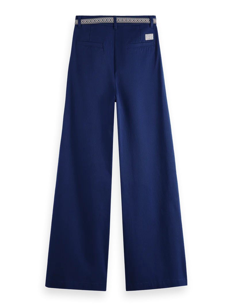 Pleated High-Rise Workwear Pant