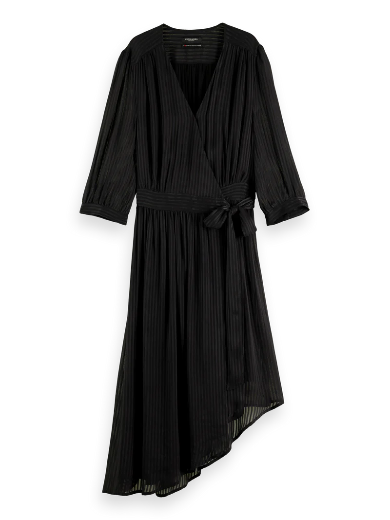 Asymmetric Wrap Dress