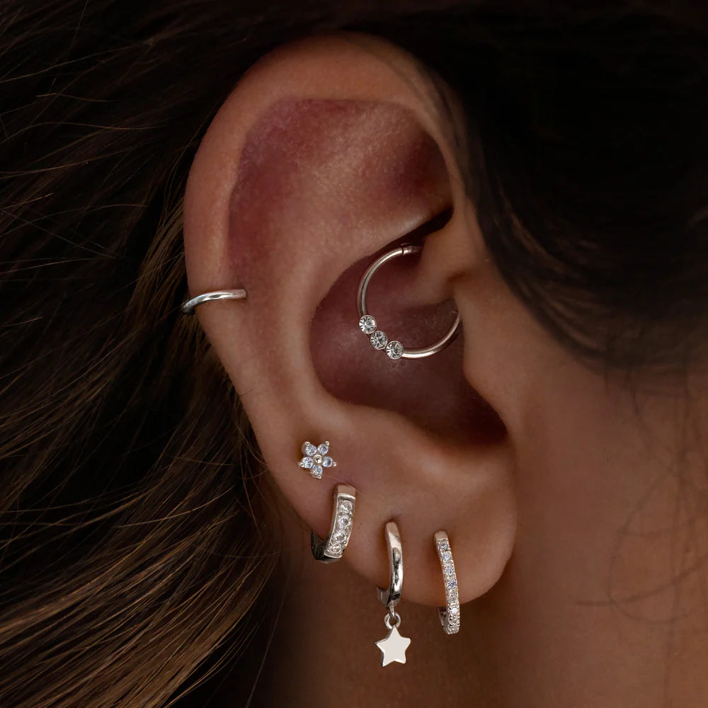 Hypnosis Crystal Hoops