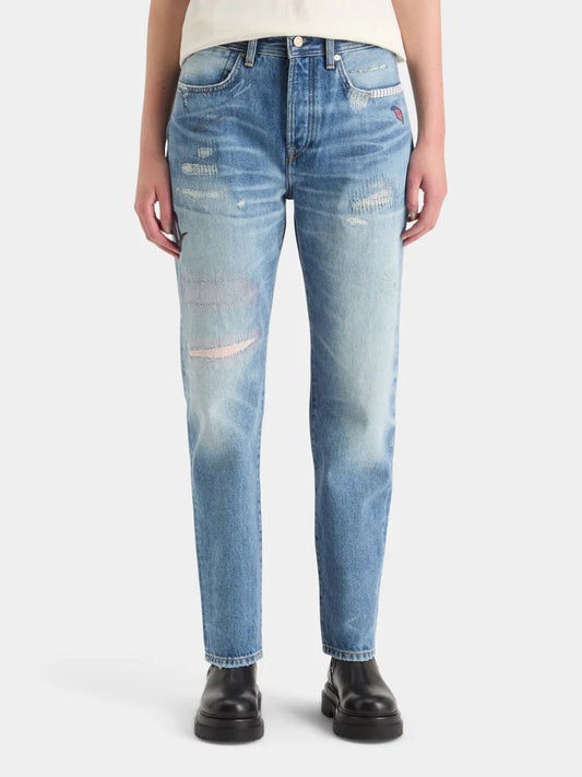 The Buzz Slim Boyfriend Jeans