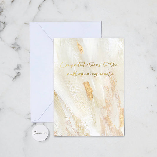 Greeting Card - Congrats Amazing Couple #126