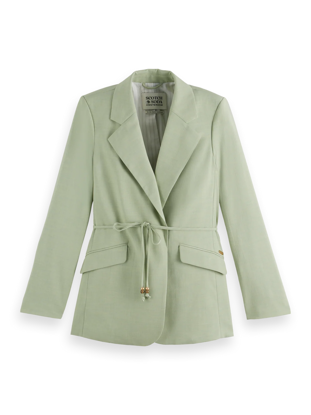 Drapey Belted Blazer