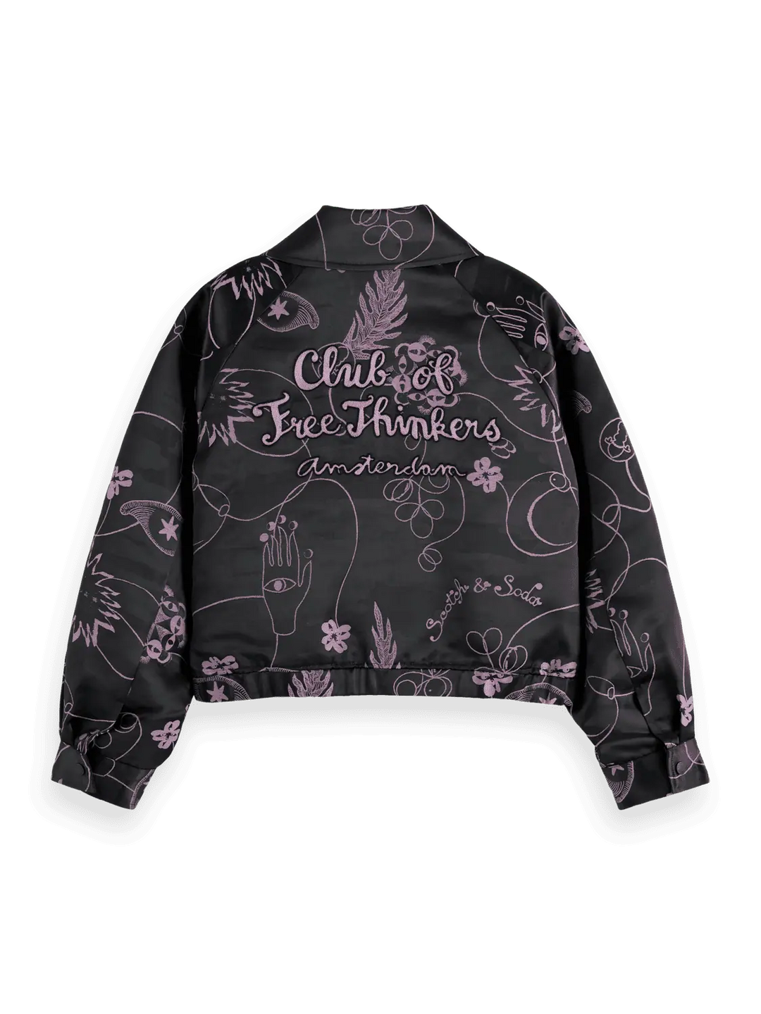 Jacquard Bomber Jacket