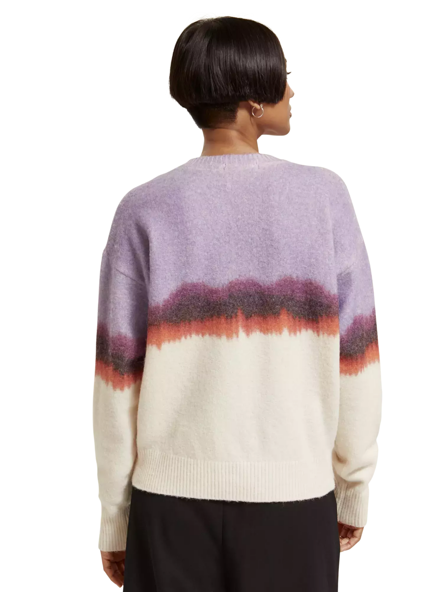 Fuzzy Colourblock Sweater