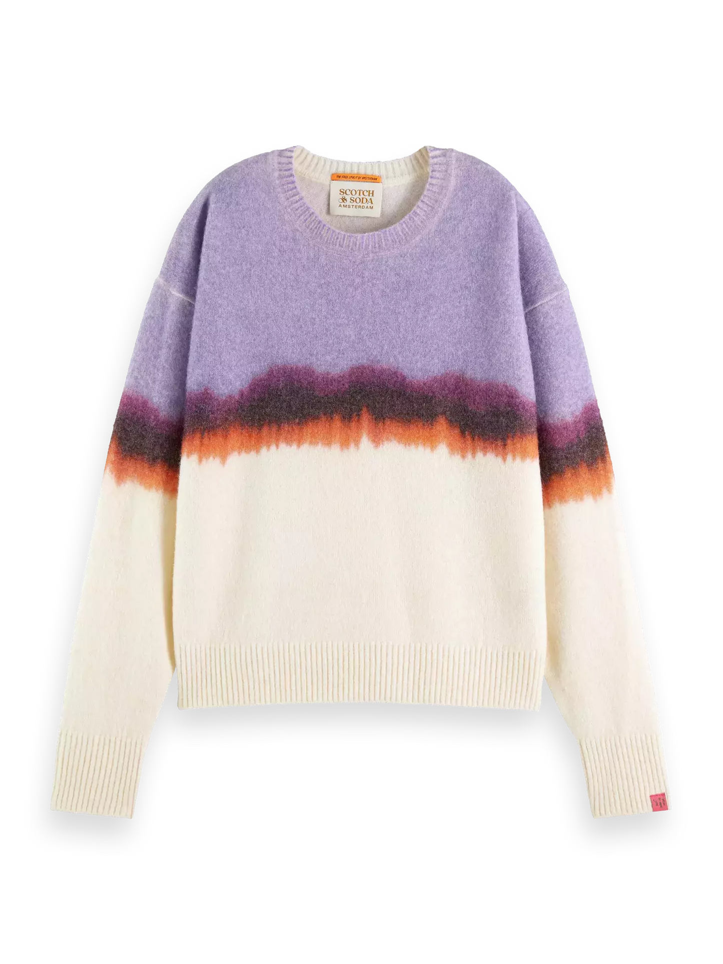 Fuzzy Colourblock Sweater