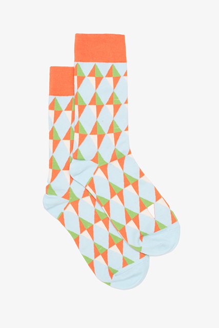 Geo Harlequin Sock