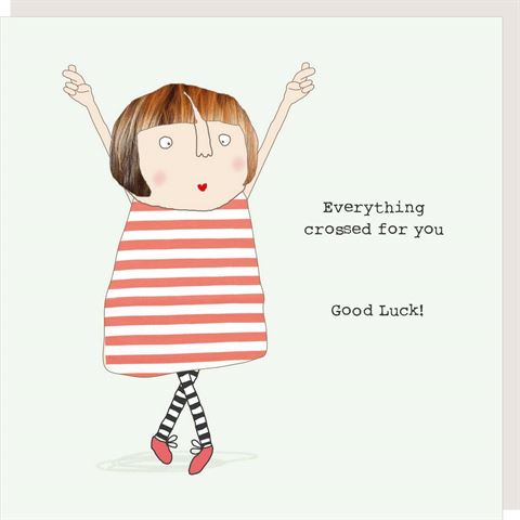 Everything Crossed - Good Luck Card