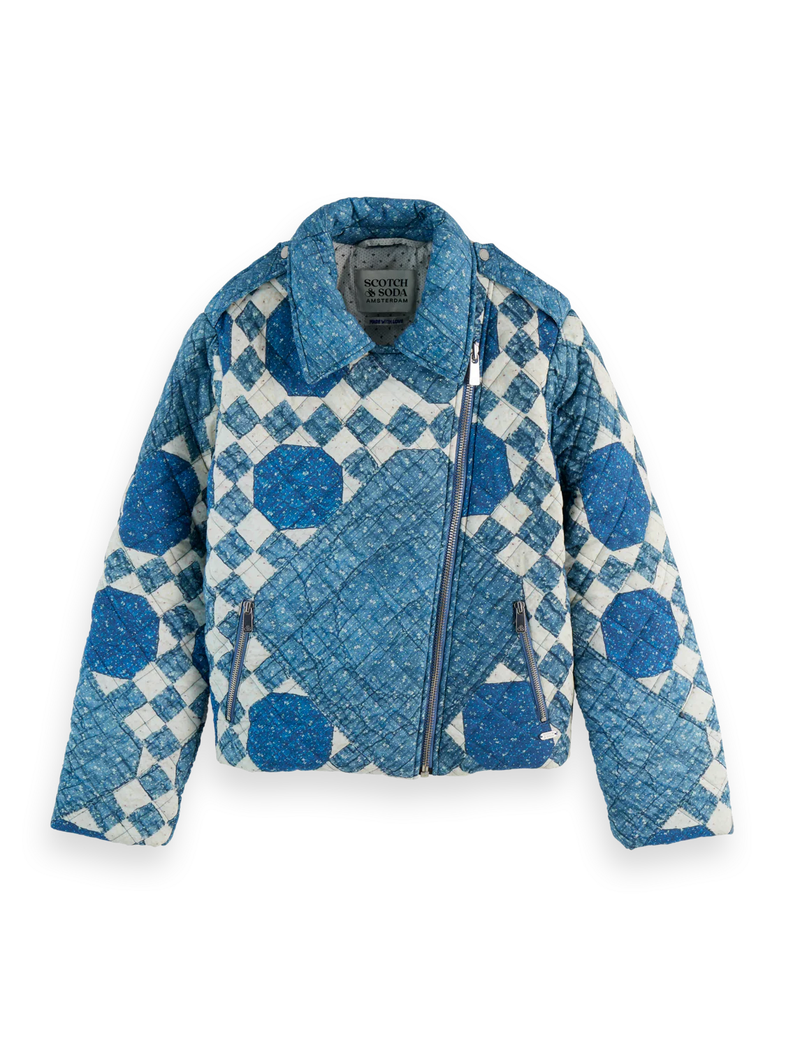 Heirloom Printed Biker Jacket