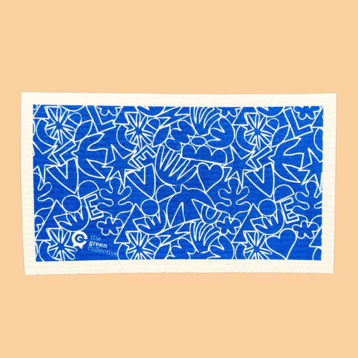 Spruce Dishcloth Card | Indigo Shapes