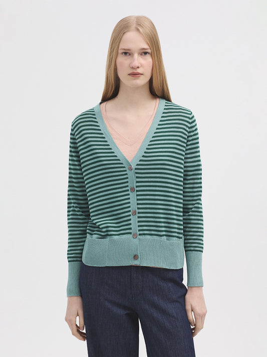 Striped Cardigan