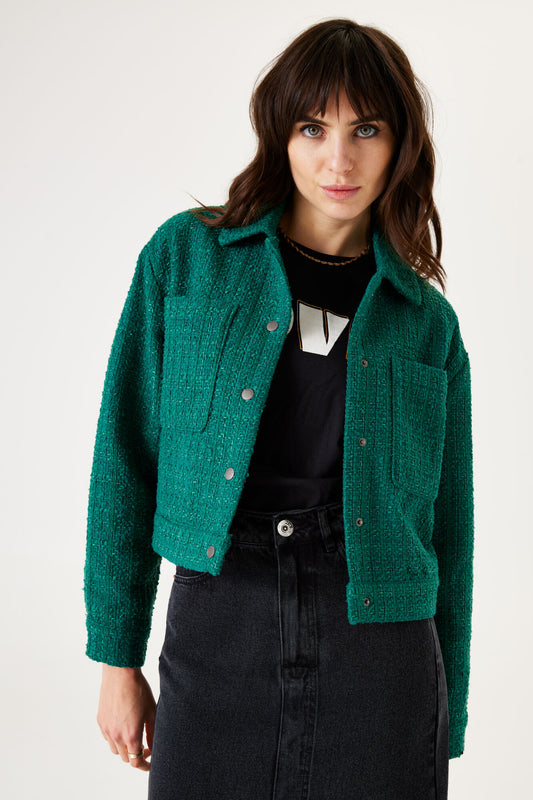 Cropped Tweed Jacket