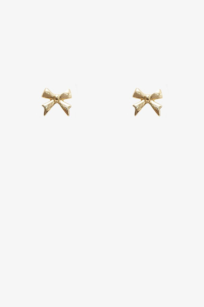 Mini Bow Earring | Gold