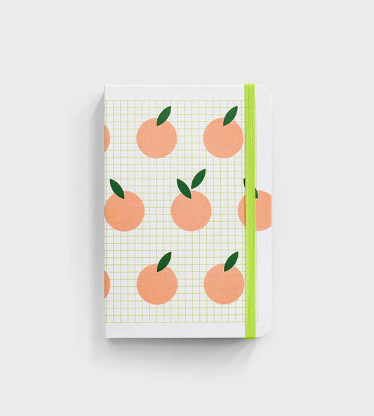 Lettuce Hardcover Notebook | Peach Grid