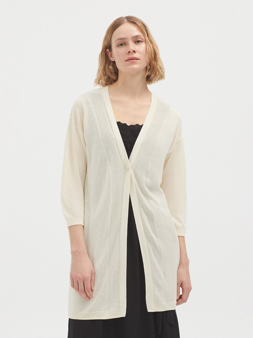 Long Basic Cardigan