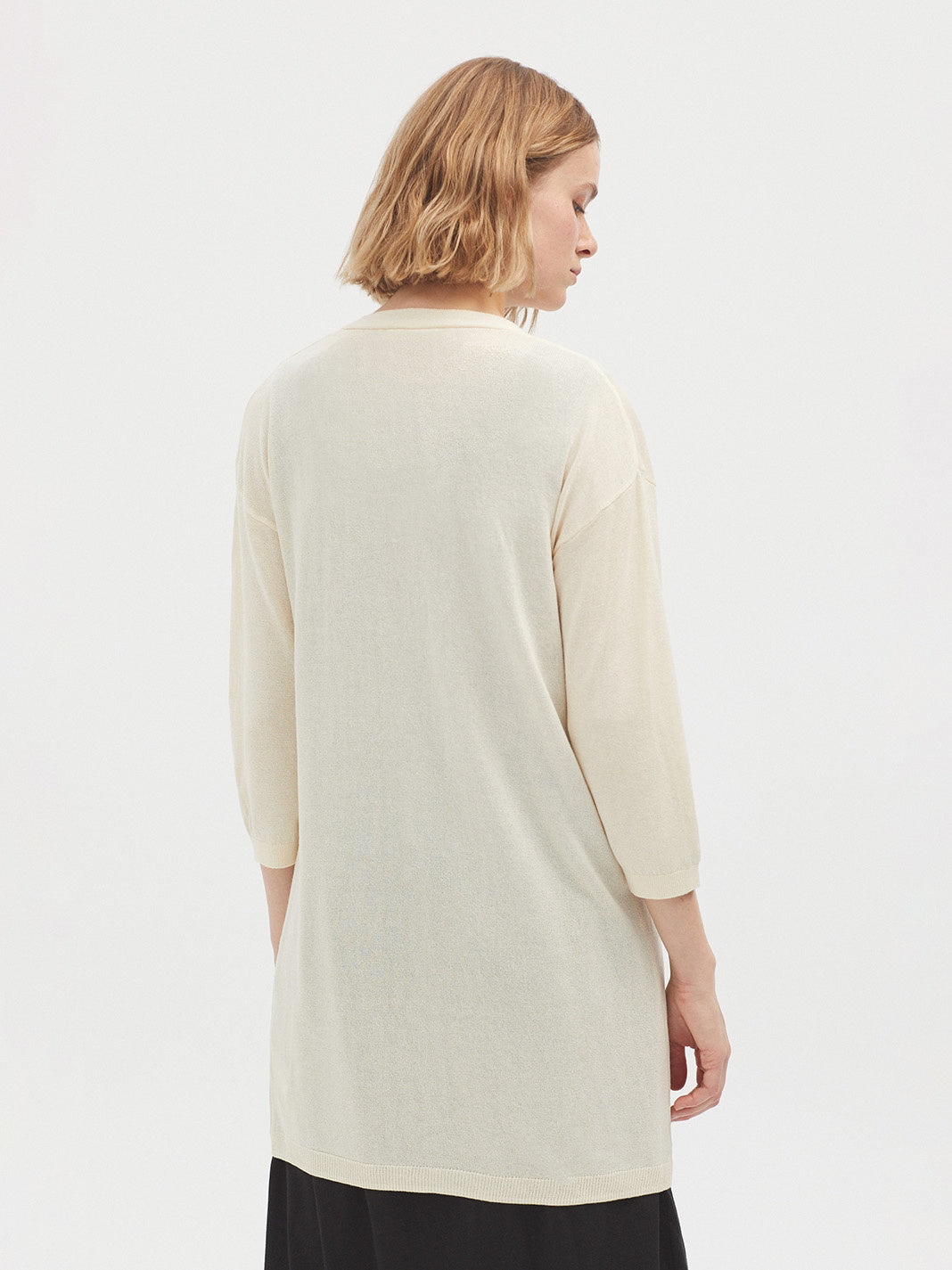 Long Basic Cardigan