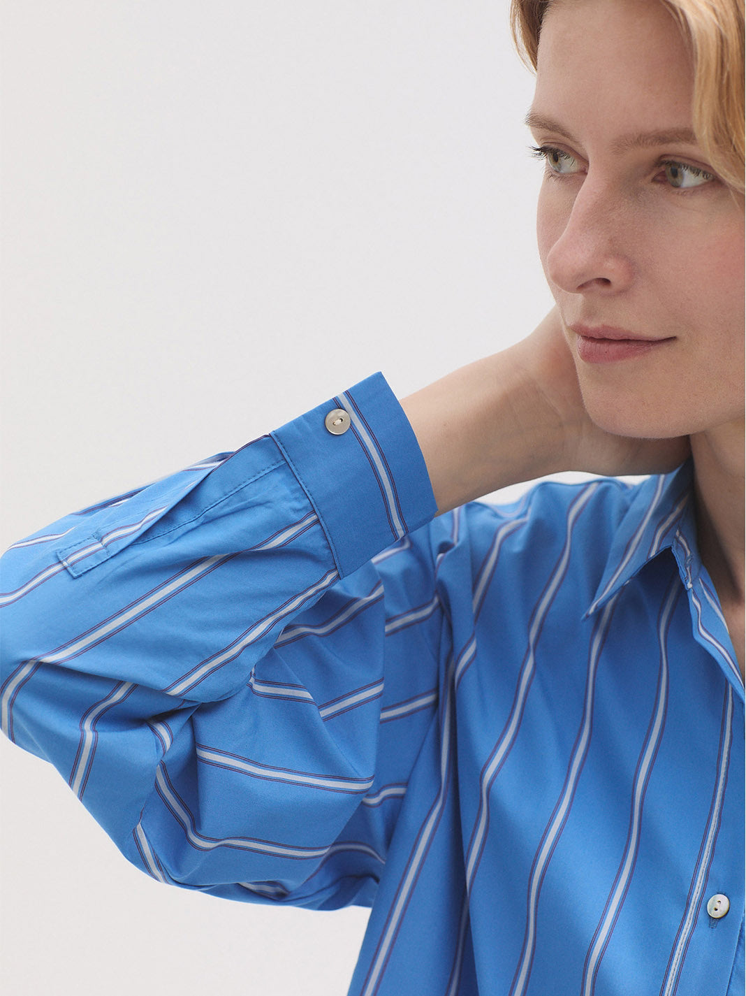 Striped Poplin Shirt