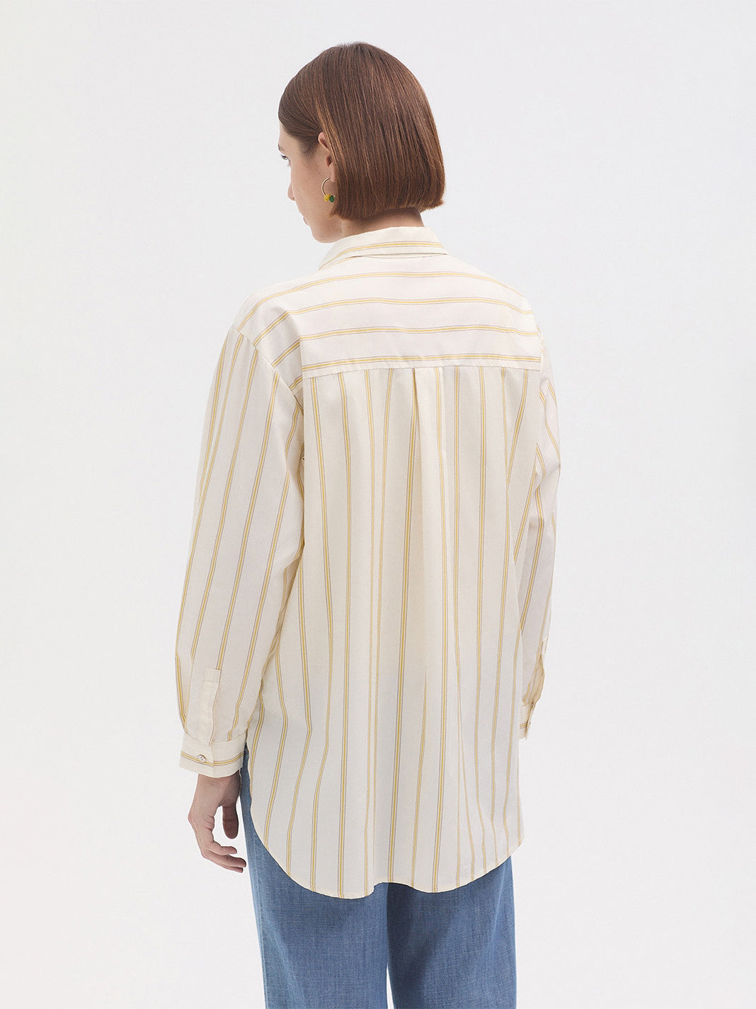 Striped Poplin Shirt