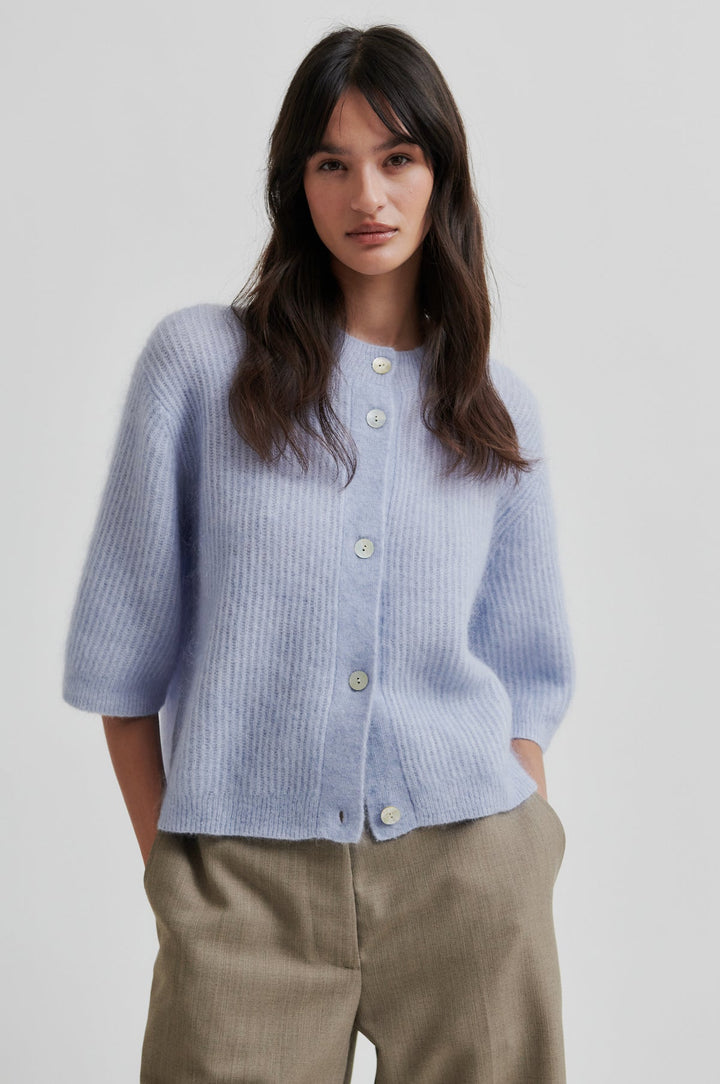 Andrea Knit Rib Cardigan