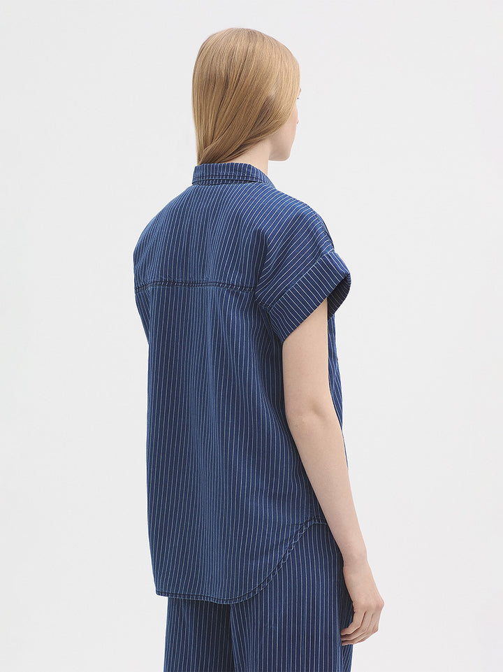 Striped Denim Shirt