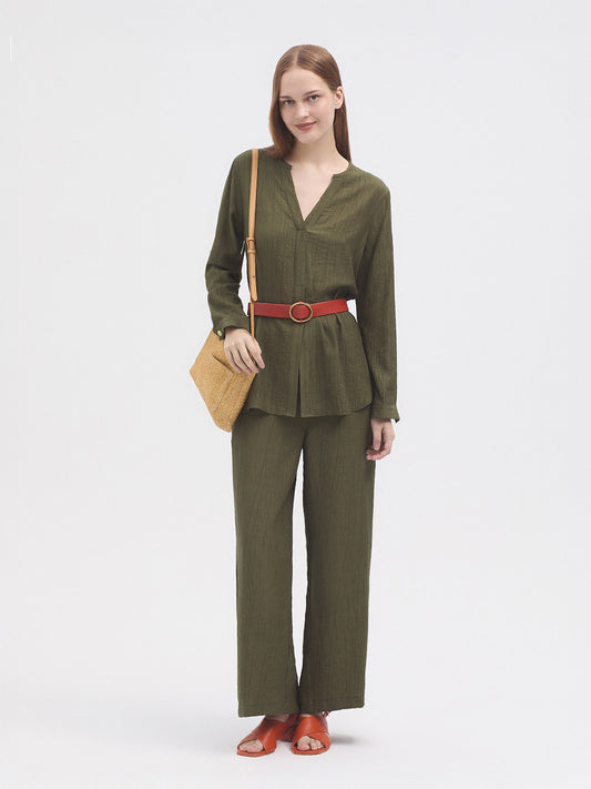 Crinkle Trousers