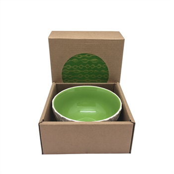 Kowhai: Light Green/Natural 12cm Bowl